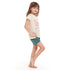 Girls summer pajama set Butterfly t-shirt + Green Army shorts